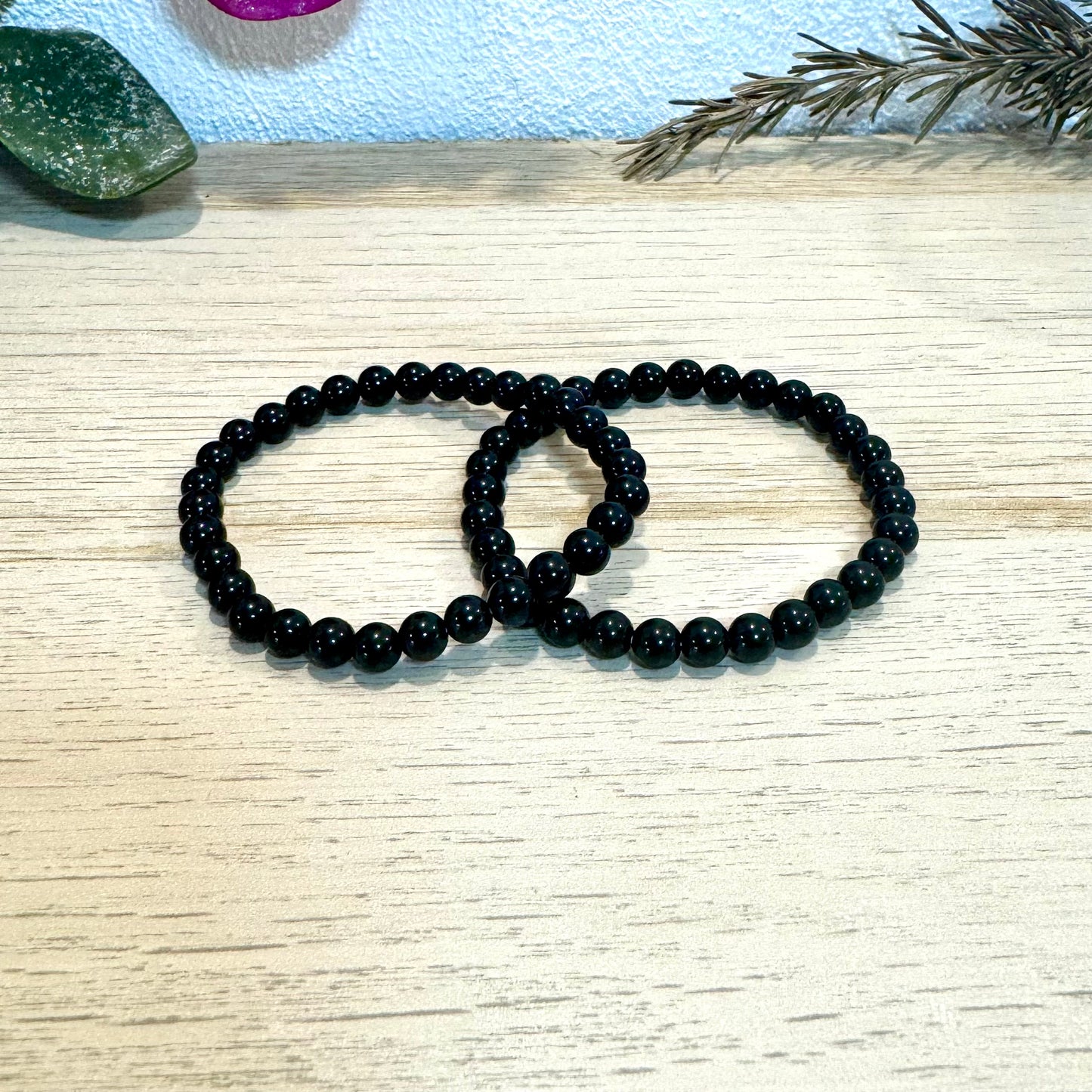 Pulsera Turmalina Negra-Protección