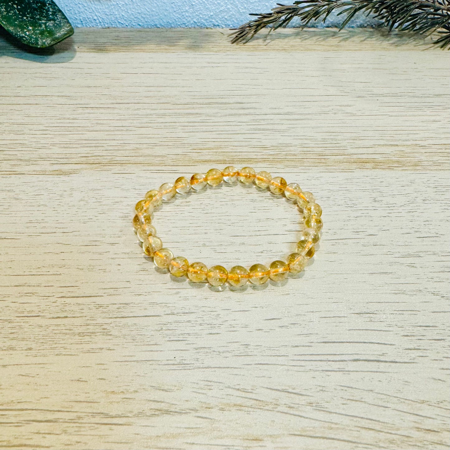 Pulsera Cuarzo Citrino - Prosperidad, Creatividad, Vitalidad