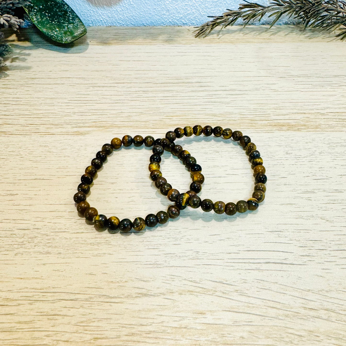Pulsera Ojo de Tigre- Fuerza,Protección,Prosperidad