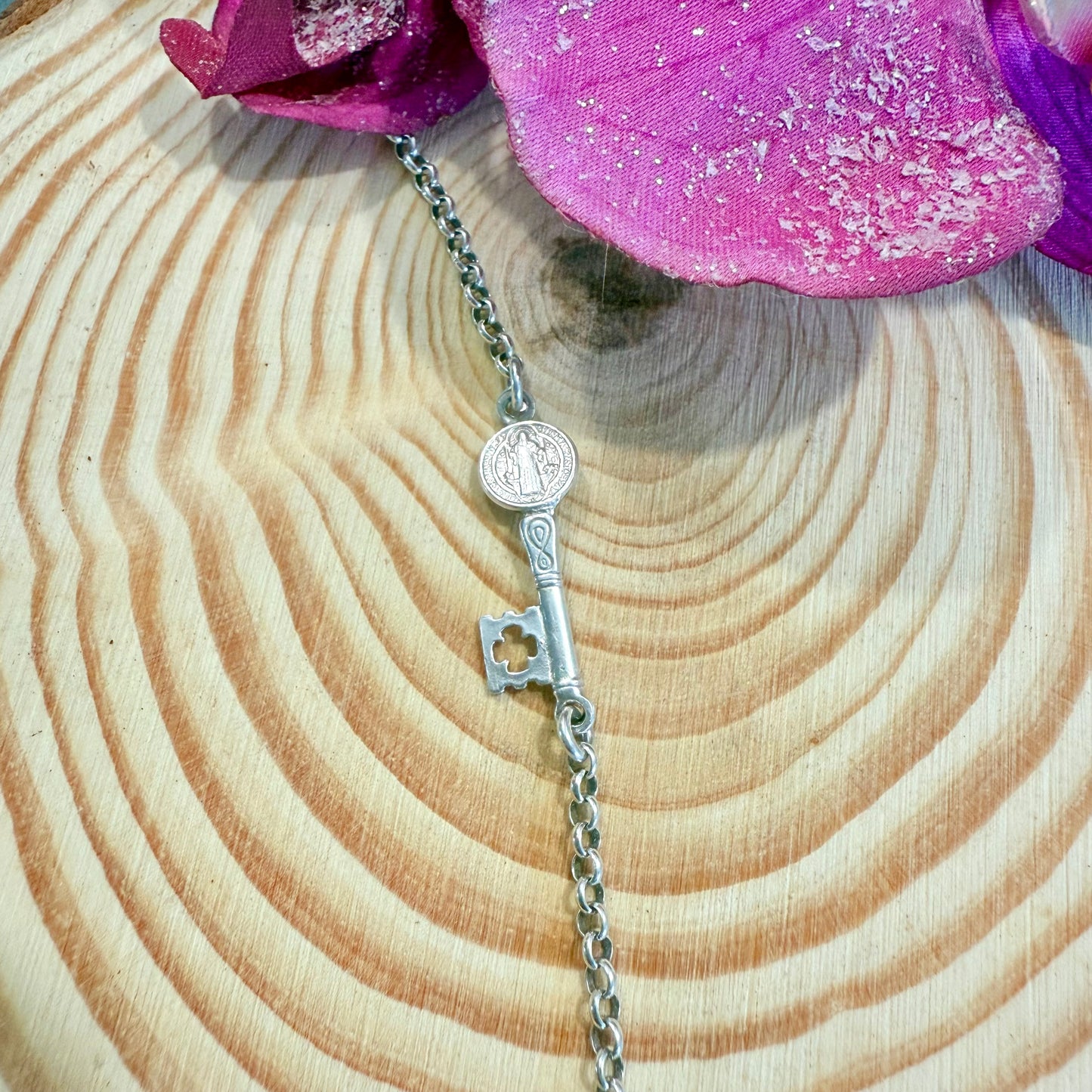 Pulsera Llave de San Benito Plata 925