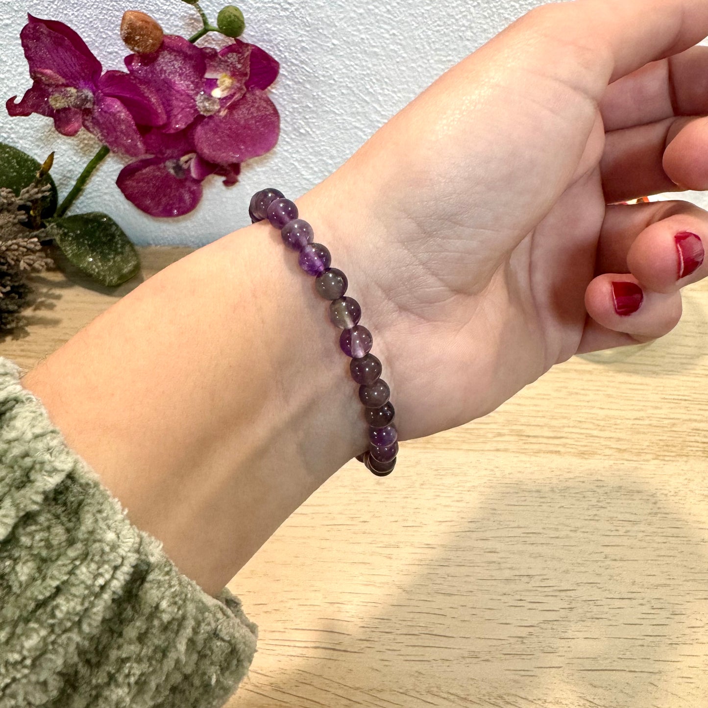 Pulsera Amatista - Transmutación, Calma, Intuición