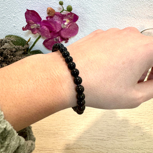 Pulsera Turmalina Negra-Protección