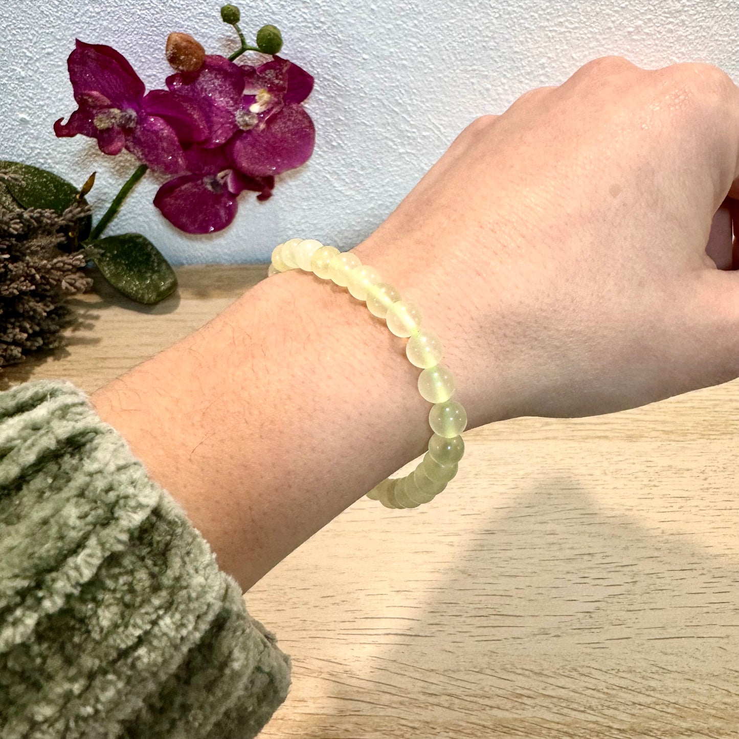Pulsera Jade Verde- Sanación, Protección, Amor, Suerte