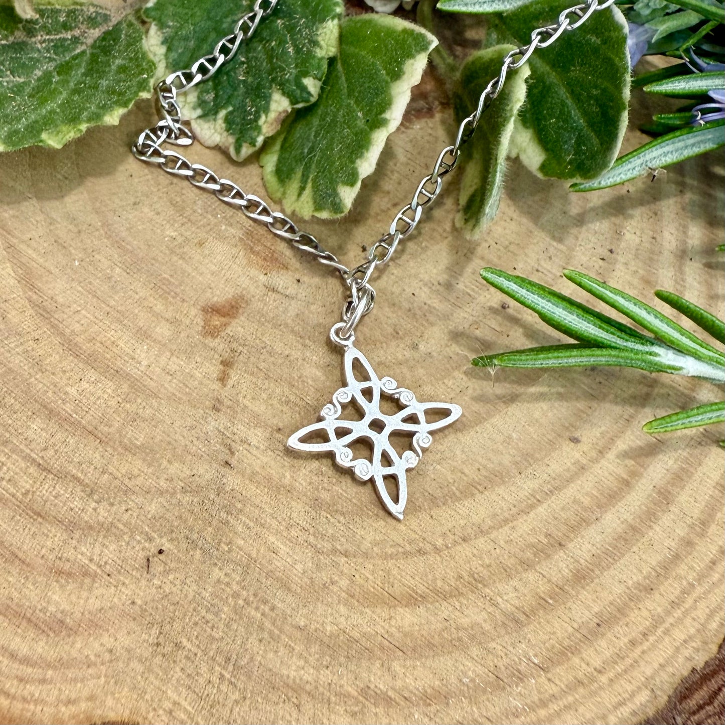 Nudo de Bruja 1,5cm Plata 925