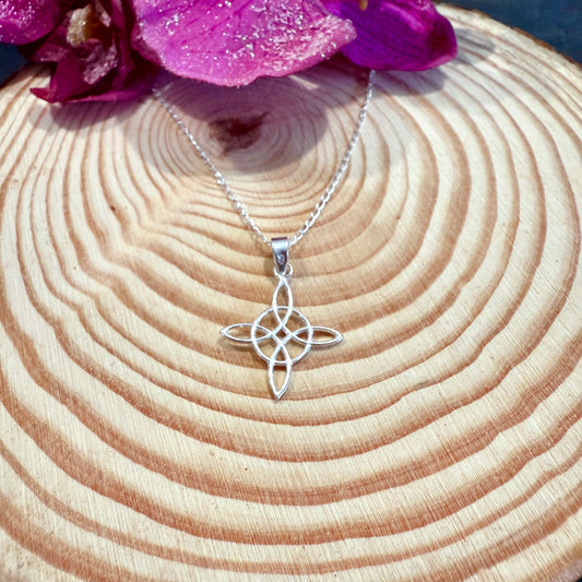 Nudo de Bruja 3cm Plata 925